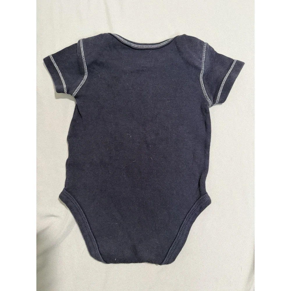 MLB Seattle Mariners baseball baby one‎ piece body suit, blue, 3-6 months